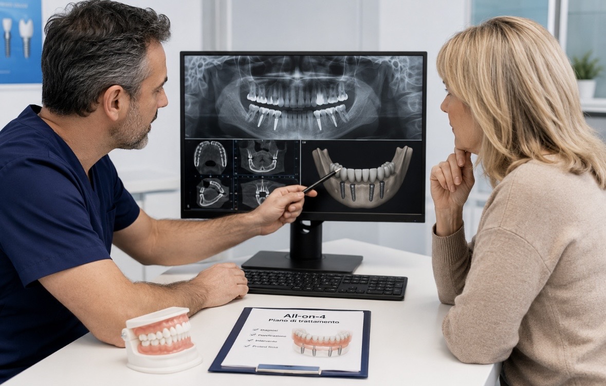 All-on-4 vantaggi e svantaggi nell'implantologia dentale