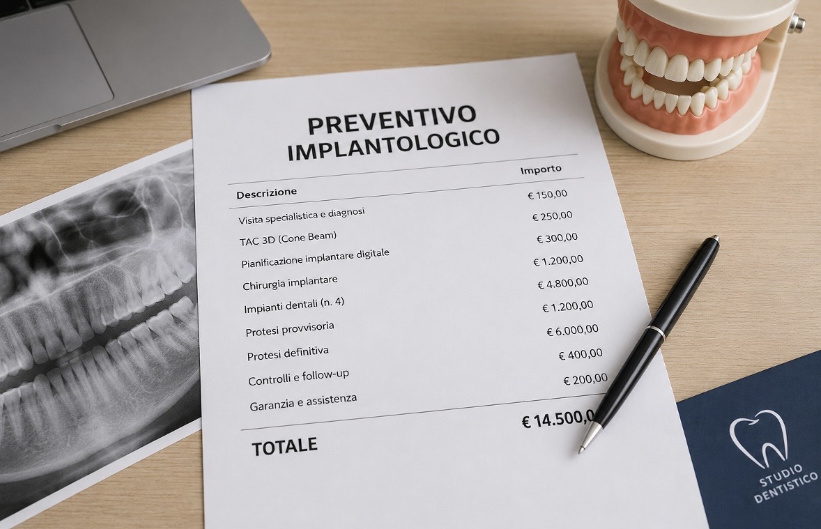 Come leggere un preventivo per rifare tutti i denti