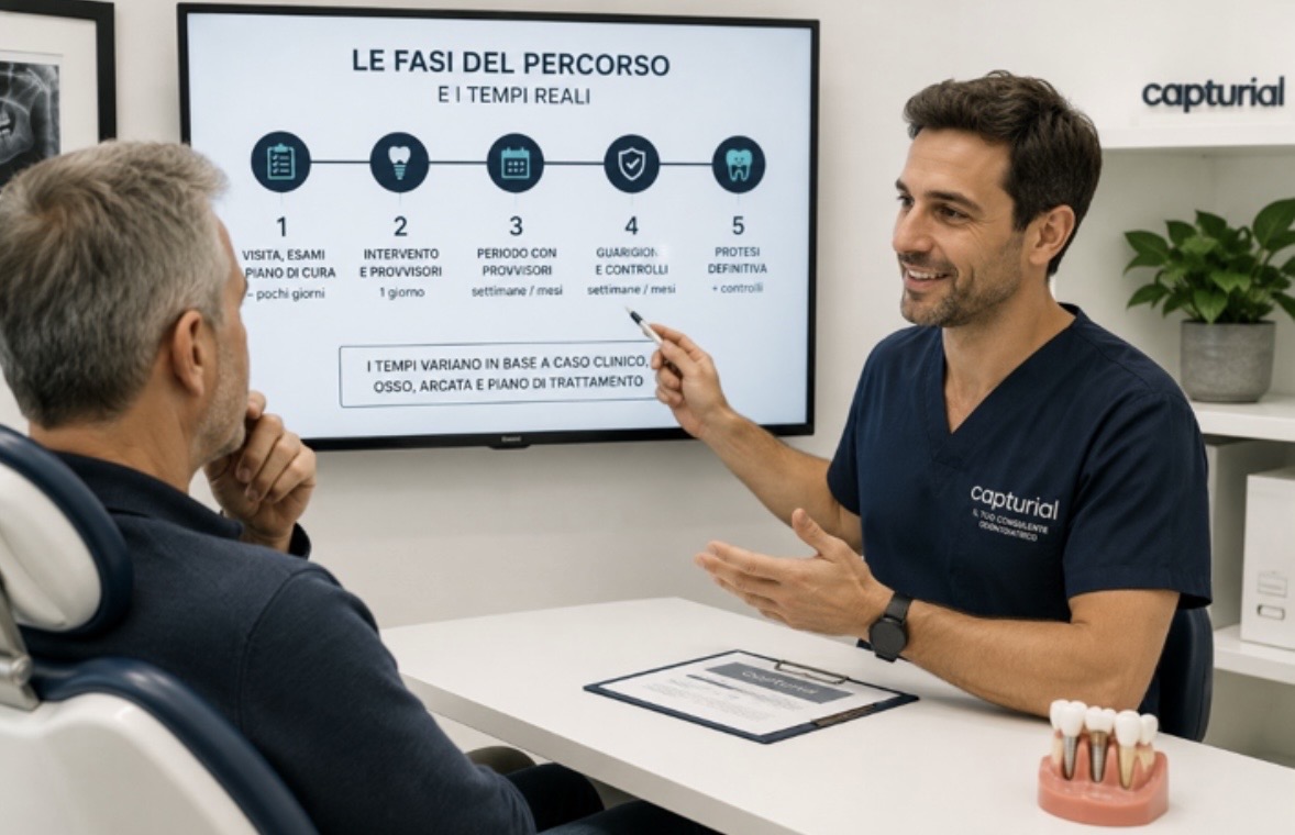 Quanto tempo serve per rifare tutti i denti