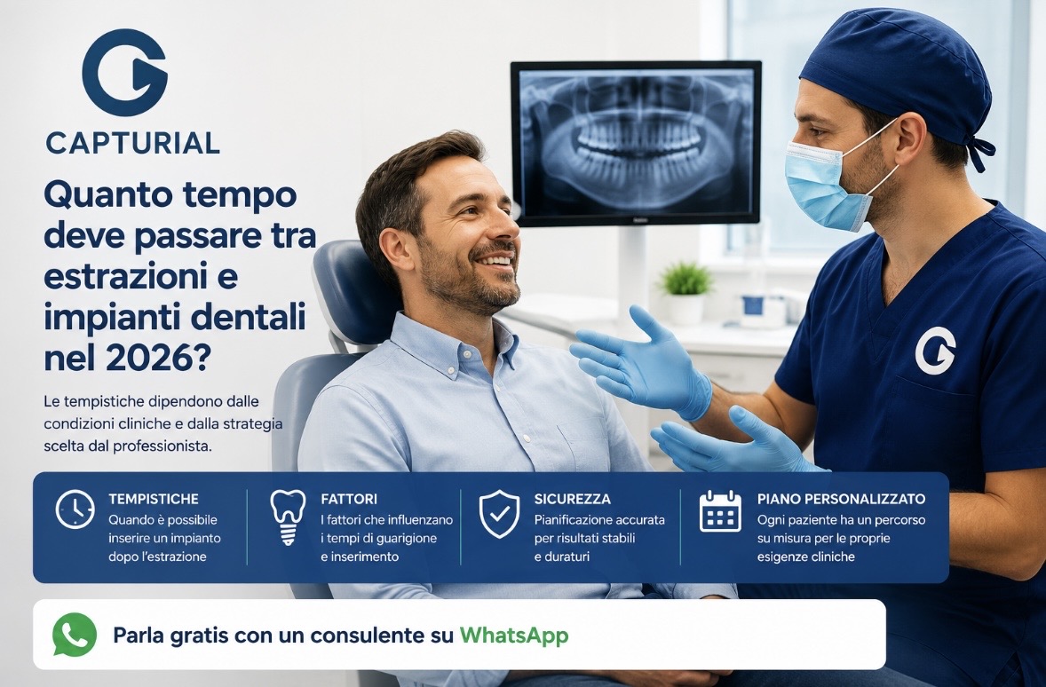 Tempo tra estrazioni e impianto dentale: quando inserire l'impianto